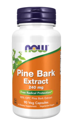 NOW Pine Bark Extract 240mg 90 Veg Capsules